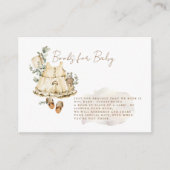 Carte D'accompagnement Livres pour bébé boho apportez un livre (Devant)