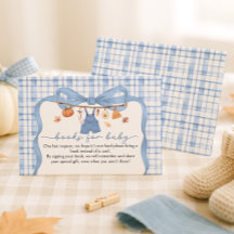 Livres Pour Bébé Citrouille Baby shower Bleu Autom