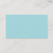 Carte D'accompagnement Livres pour bébé, Creative Tiffany Script (Dos)
