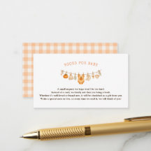 Livres pour bébé de Baby Shower de Little Pumpkin