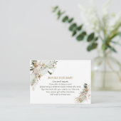 Carte D'accompagnement Livres pour bébé, Demande de livre, Boho Baby show (Debout devant)