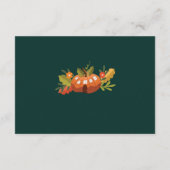 Carte D'accompagnement Livres pour bébé Feuilles d'automne Champignons &  (Dos)