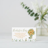 Carte D'accompagnement Livres Pour Bébé Green Rain Bottes (Debout devant)