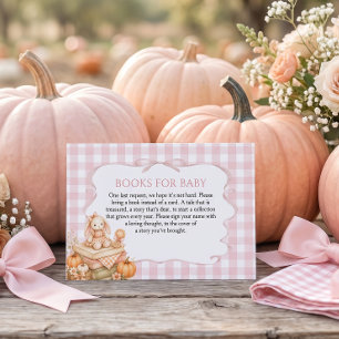 Carte D'accompagnement Livres pour bébé Little Pumpkin Baby Shower