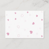 Carte D'accompagnement Livres Pour Bébé Ours Avec Balloons Rose Boho (Dos)