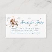 Carte D'accompagnement Livres pour bébé ! Ours et avion en peluche (Devant)