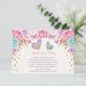 Carte D'accompagnement Livres pour bébé, Papillon inserts de demande de c (Debout devant)