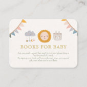 Carte D'accompagnement livres pour bébé pour bébé (Devant)
