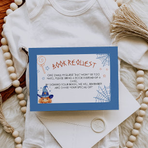 Carte D'accompagnement Livres pour bébé pour une Baby Shower Halloween