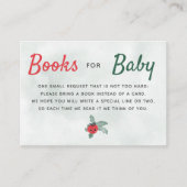 Carte D'accompagnement Livres Pour Bébé Rustic Petit Baby shower Tomate (Devant)