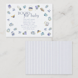 Carte D'accompagnement Livres pour bébé Shower pour bébé au dessert de my