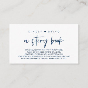 Carte D'accompagnement Livres pour bébé, S'il vous plaît apporter un livr