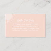 Carte D'accompagnement Livres Pour Bébé Sun Enclôture Card (Devant)