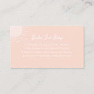 Carte D'accompagnement Livres Pour Bébé Sun Enclôture Card