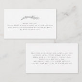 Carte D'accompagnement Livres pour bébé Tag & Display Douche (Devant / Derrière)