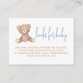 Carte D'accompagnement Livres Pour Bébé Teddy Bear Baby shower (Devant)
