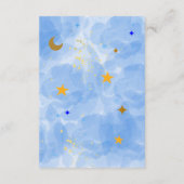 Carte D'accompagnement Livres pour bébé Thème Twinkle Twinkle Little Star (Dos)