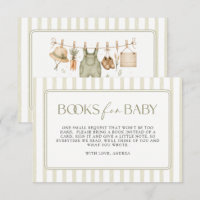 Livres pour bébé vert Cadeau de Baby Shower fait l