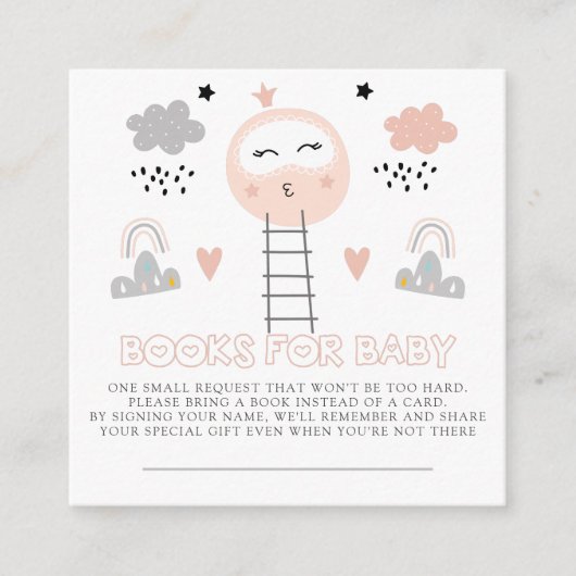 Carte D'accompagnement Livres pour la Bébé Pathway to the Moon (Devant)