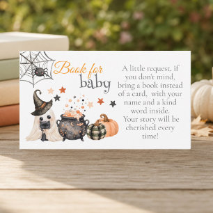 Carte D'accompagnement Livres pour la révélation du sexe de bébé Spooky S