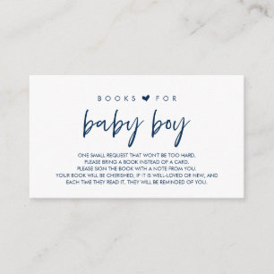 Carte D'accompagnement Livres pour le bébé, apporter un livre d'histoire