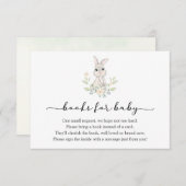 Carte D'accompagnement Livres Rabbit pour Baby insert card (Devant / Derrière)