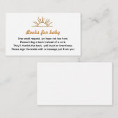 Carte D'accompagnement Livres rétro Sunshine pour boîtier bébé (Devant / Derrière)