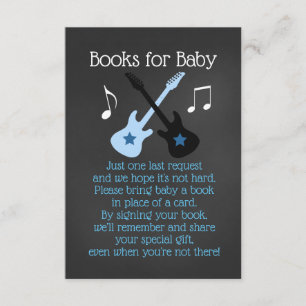 Carte D'accompagnement Livres Rock a Bye pour bébé