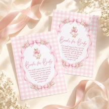 Livres Rose Silly Goose pour Bébé Baby Shower