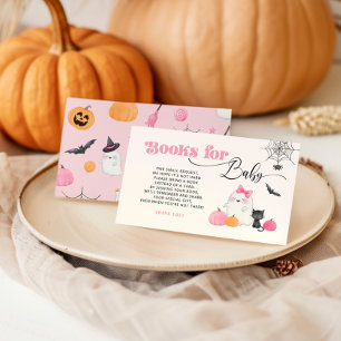 Carte D'accompagnement Livres roses Little Boo pour bébé billet