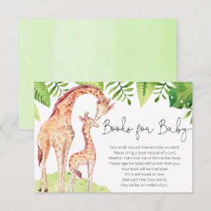 Carte D'accompagnement Livres safari sans distinction de sexe pour bébé