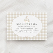 Livres Silly Goose Gingham Neutres pour Bébé