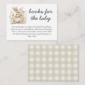 Carte D'accompagnement Livres Spéciaux Pour Bébé SpringBébé Douche (Devant / Derrière)