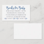 Carte D'accompagnement Livres Tribaux Pour Bébé (Devant / Derrière)