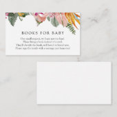 Carte D'accompagnement Livres tropicaux pour boîtier bébé (Devant / Derrière)