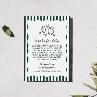 Carte D'accompagnement Livres Whimsical Pour Baby Library