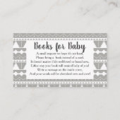 Carte D'accompagnement Llama Gris Moderne & Blanc Aztèque Llama Demande d (Devant)