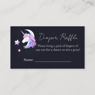 Carte D'accompagnement Llow Space Royal Pony Unicorn Baby Girl Douche