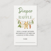 Carte D'accompagnement Locally Grown Baby Shower Diaper Raffle Insert (Devant)