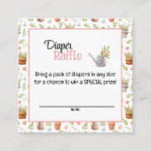 Carte D'accompagnement Locally Grown Diaper Raffle Card (Devant)