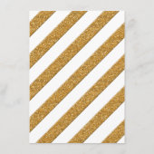 Carte D'accompagnement Logement Script Forever in Love Gold Parties scint (Dos)