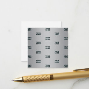 Carte D'accompagnement Logos répétitifs sur un dégradé gris (couleur modi