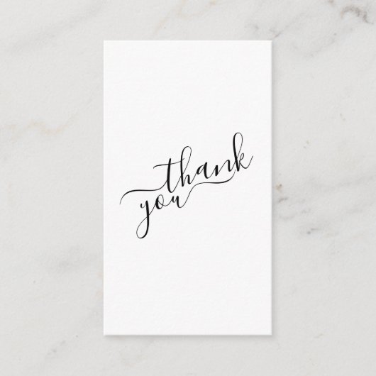 Carte D'accompagnement Logos sociaux, commande client noir et blanc (Devant)