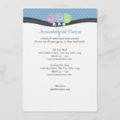 Carte D'accompagnement Lollipopes et Pois Événements et informations (Dos)