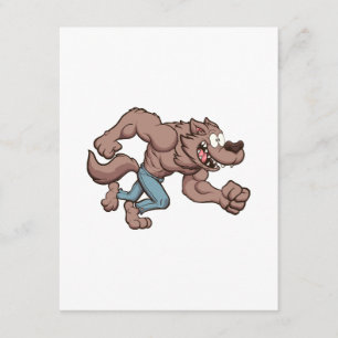 Carte D'accompagnement Loup-garou en course