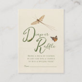 Carte D'accompagnement Love Bug Diaper Raffle Baby shower Insérer une car (Devant)