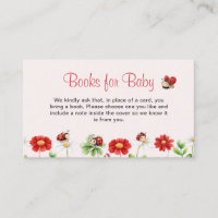 Love Bug Ladybug Baby Shower Fleurs Livres Pour Bé