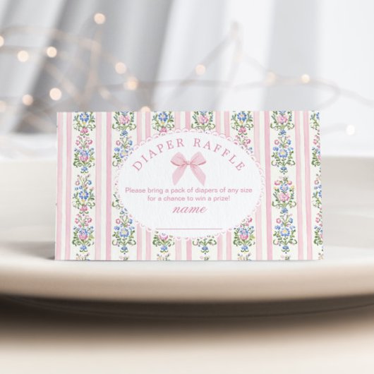 Carte D'accompagnement Love Shack Baby Bow Billet de tirage au sort