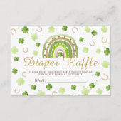 Carte D'accompagnement Lucky Charm Diaper Raffle Card (Devant)