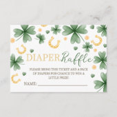 Carte D'accompagnement Lucky Charm Diaper Raffle Insert (Devant)
